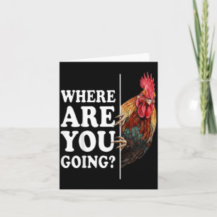 Tarjeta Amante del gallo divertido humor citas meme hombre