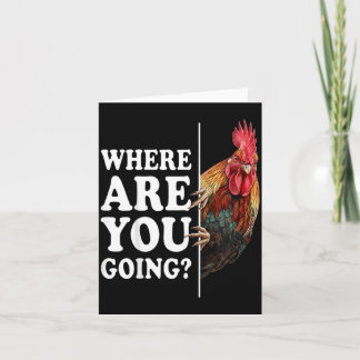 Tarjeta Amante del gallo divertido humor citas meme hombre