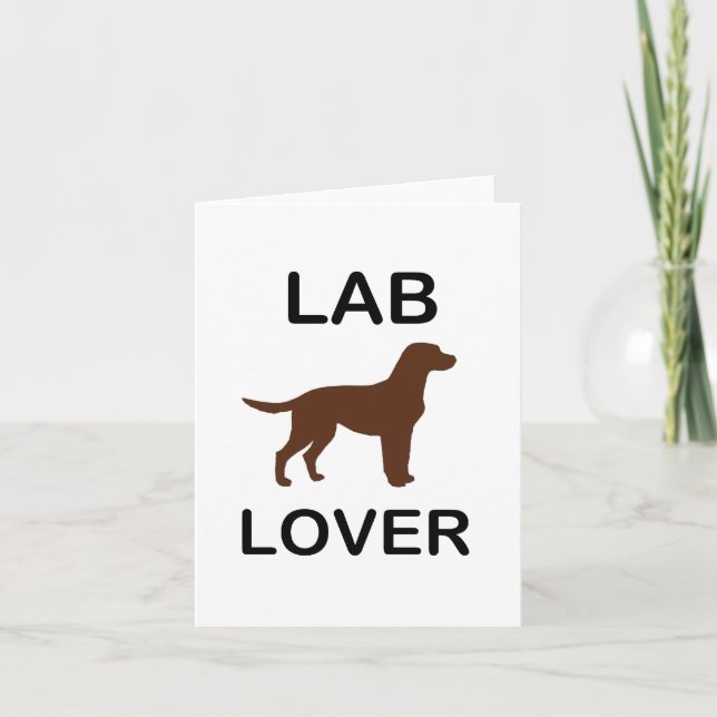 Tarjeta amante del lab (Anverso)