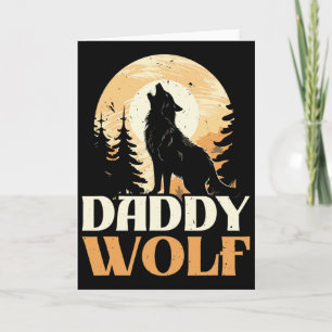 Tarjeta Amante del lobo Manada de lobos Wolfgang Vida silv