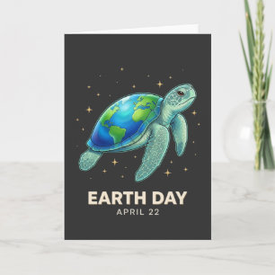 Tarjeta Amante del océano genial Día de la Tierra 22 de ab