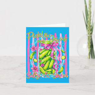 Tarjeta Amante del pepino cristiano Pepinillos Jesús Salad