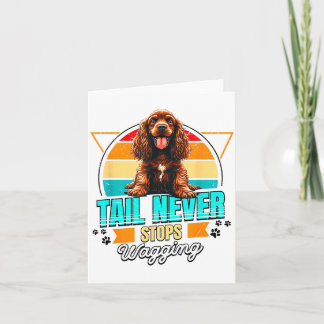 Tarjeta Amante del Spaniel Inglés Divertido Spaniel Inglés