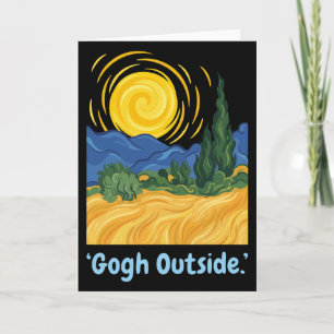 Tarjeta Amante Naturaleza Inspirador Noche Estrellada Gogh