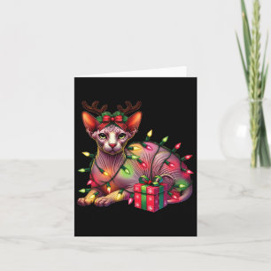 Tarjeta Amantes de Animales de Estimación Gato Sphynx Cuer