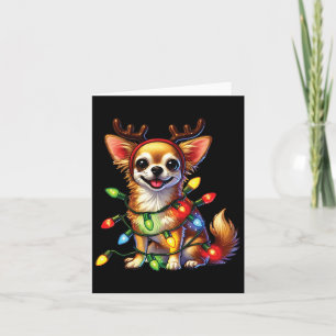 Tarjeta Amantes de Animales Mascotas Perros Chihuahua Reno