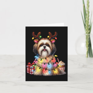Tarjeta Amantes de Animales Mascotas Perros Shih Tzu Cuern