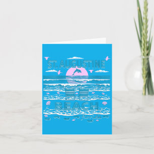 Tarjeta Amantes de delfines mujeres Familia St Augustine P