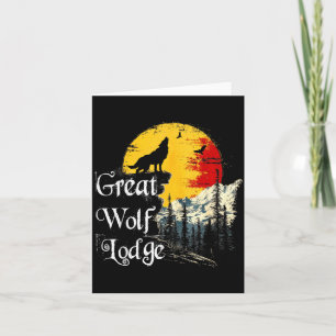 Tarjeta Amantes de Great Wolf Lodge Entusiastas de Aventur