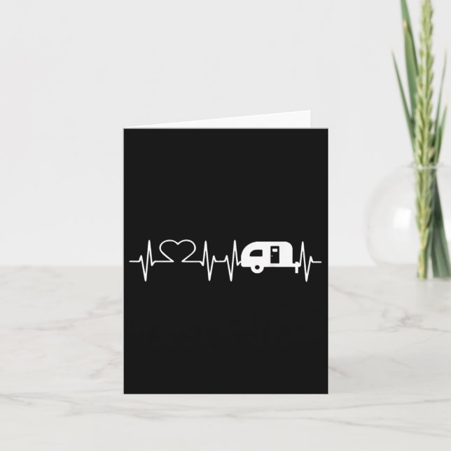 Tarjeta Amantes de la campana de camper de latido (Anverso)