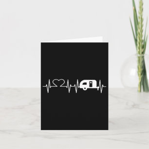 Tarjeta Amantes de la campana de camper de latido