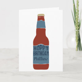 Tarjeta Amantes de la cerveza personalizada Cumpleaños fel