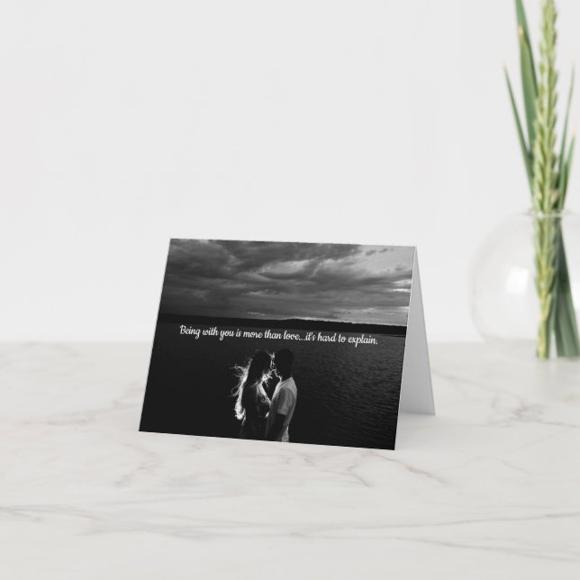 Tarjeta Amantes de la llama eterna, alma gemela, carta (Anverso)