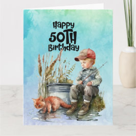 Tarjeta Amantes de la pesca 50 años