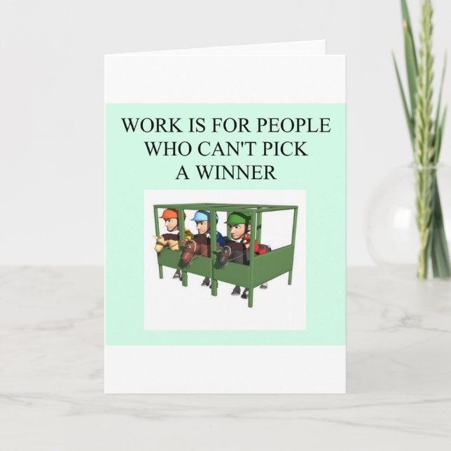 Tarjeta amantes de las carreras (Anverso)