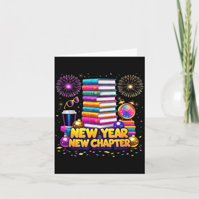 Tarjeta Amantes de los libros Feliz Año Nuevo Capítulo 202 (Anverso)