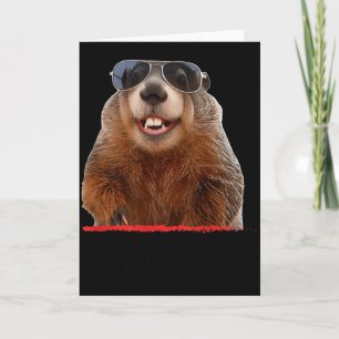 Tarjeta Amantes de Punxsutawney Woodchuck y fanáticos de G
