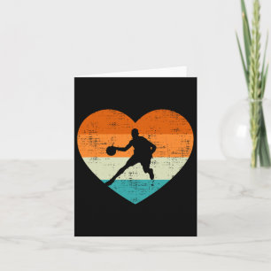 Tarjeta Amantes del baloncesto Día de San Valentín de Hear