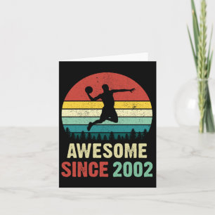 Tarjeta Amantes del baloncesto en el 19° aniversario desde