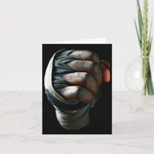 Tarjeta Amantes del Boxeo Masculino Amor Para Mujeres1