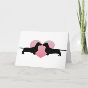 Tarjeta Amantes del Dachshund