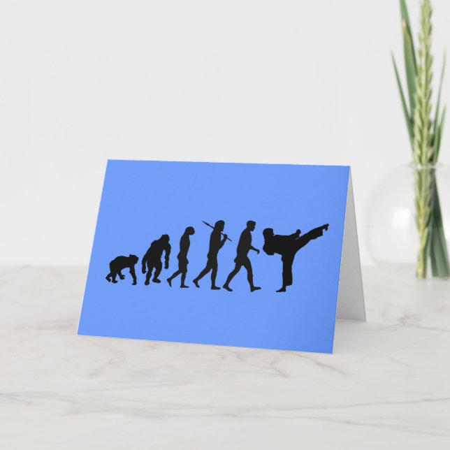 Tarjeta Amantes del Karate Regalo de entrenamiento Dojo (Anverso)