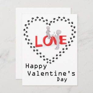 Tarjeta Amantes del perro