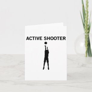Tarjeta Amantes del Sketll de los tiradores activos Hombre