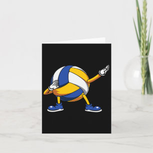 Tarjeta Amantes del voleibol bailando bailando bailando ba