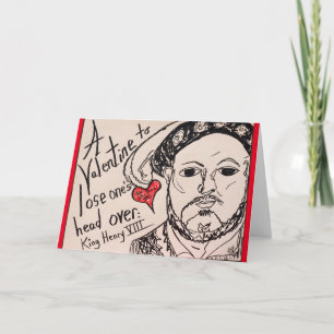 Tarjeta Amantes históricos del saludo de Enrique VIII