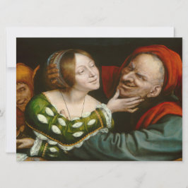 Tarjeta Amantes Ill-Matched (por Quentin Massys)