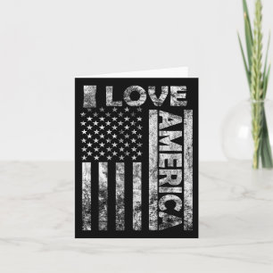 Tarjeta Amar a Estados Unidos Camisa Bandera Estadounidens