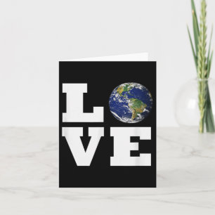 Tarjeta Amar a la Tierra _ El mundo ama la protección ambi