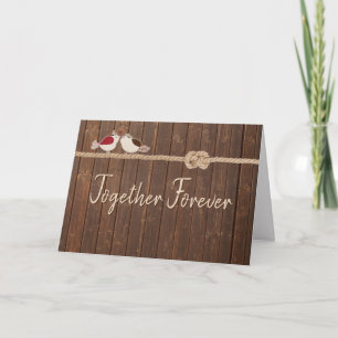 Tarjeta Amar A Los Pájaros En Las Felicidades De Los Bodas