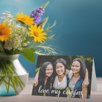Amar a mis primos Personalizado foto familiar