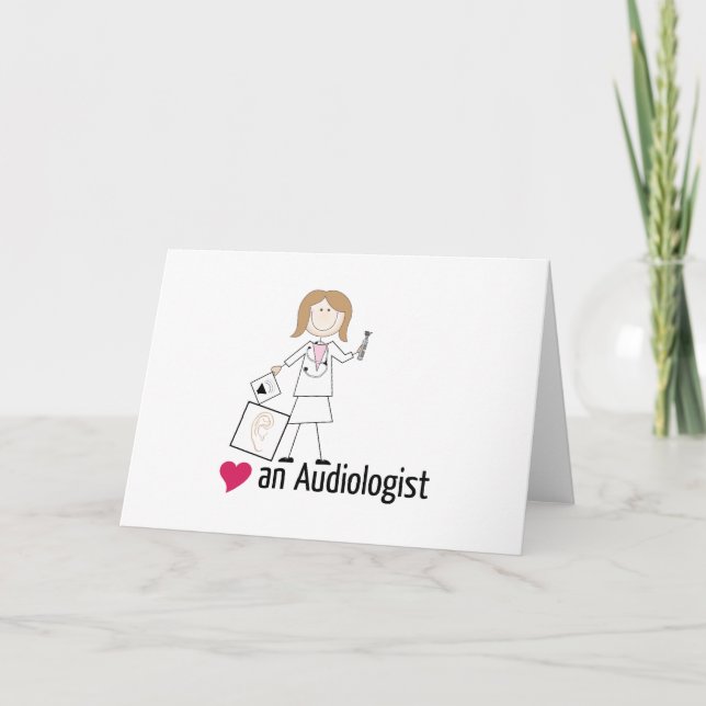 Tarjeta Amar A Un Audiólogo (Anverso)