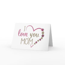 Amar el corazón del Día de la Madre de mamá