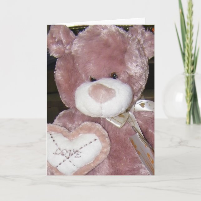 TARJETA AMAR LOS CONGRAMAS DE ADOPCIÓN DE TEDDY BABY (Anverso)