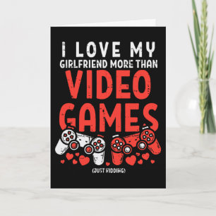 Tarjeta Amar Novia Más Video Juego Divertido San Valentín
