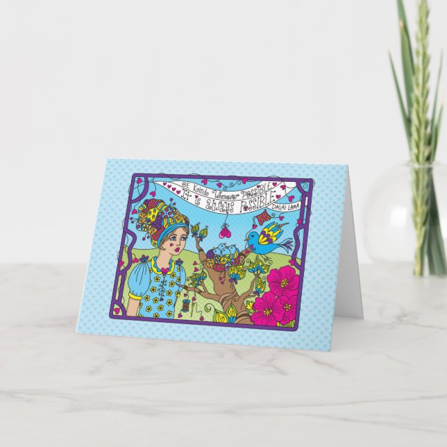 Tarjeta Amar siempre que sea posible_Tarjeta de felicitaci (Anverso)