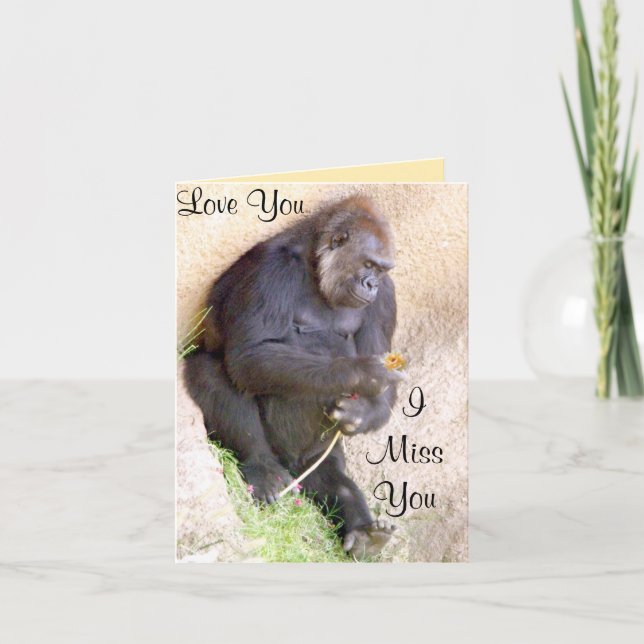 Tarjeta Amar y extrañarte. (Anverso)