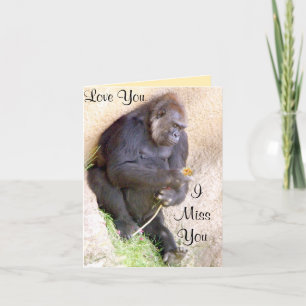 Tarjeta Amar y extrañarte.