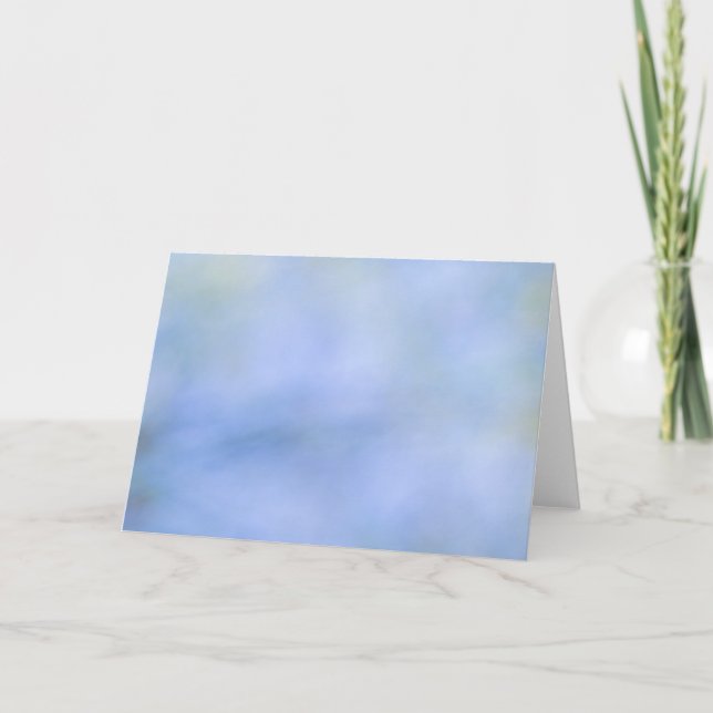 Tarjeta amarilla abstracta palo verde en blanco (Anverso)