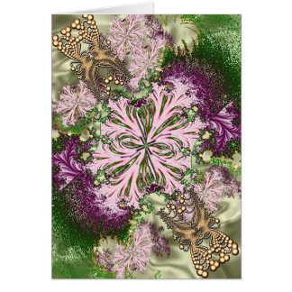 Tarjeta amarilla de la primavera