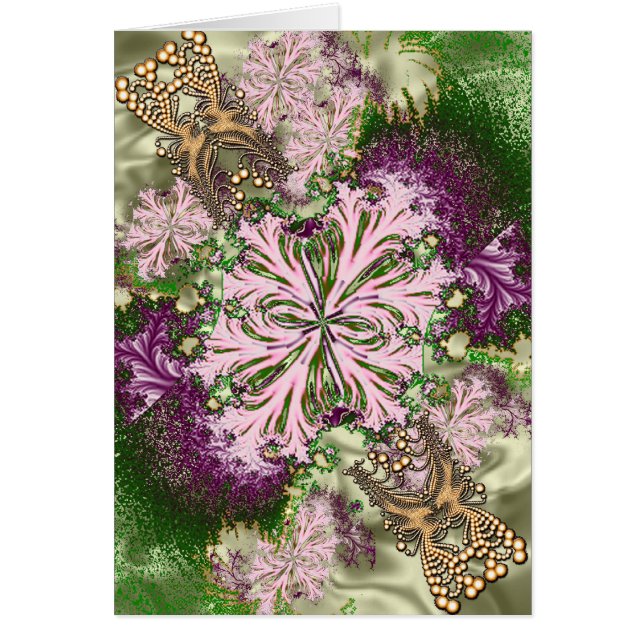 Tarjeta amarilla de la primavera (Frente)