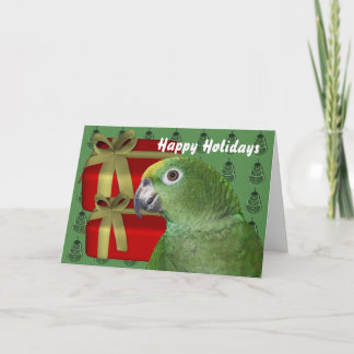Tarjeta amarilla del día de fiesta del navidad del
