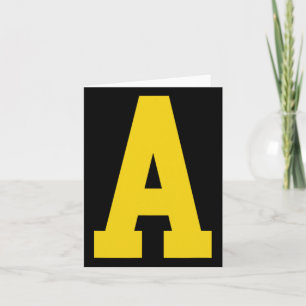 Tarjeta Amarillo a' sobre rojo para Alvin Costume Hallowee