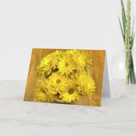 Tarjeta Amarillo-Tarjeta más que suave