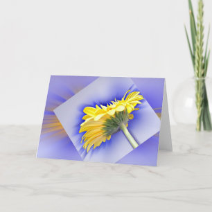 Tarjeta Amarillo y azul
