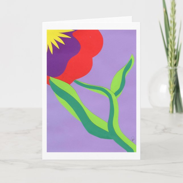 Tarjeta Amaryllis II (Anverso)